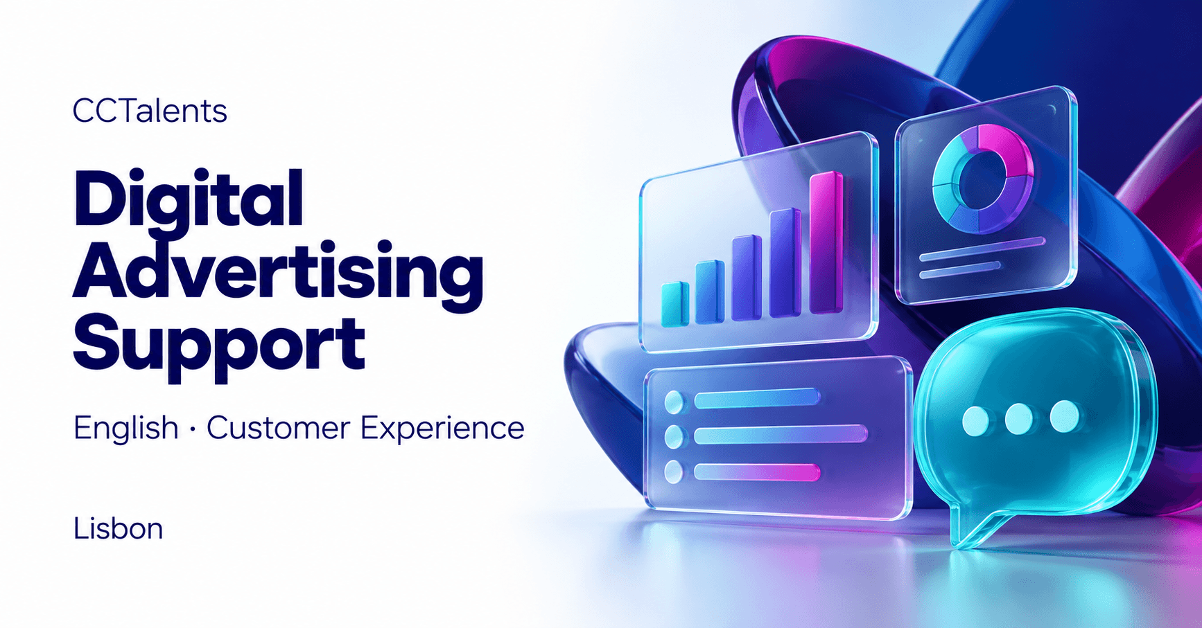 Apoio ao cliente em inglês — Publicidade digital — Lisboa